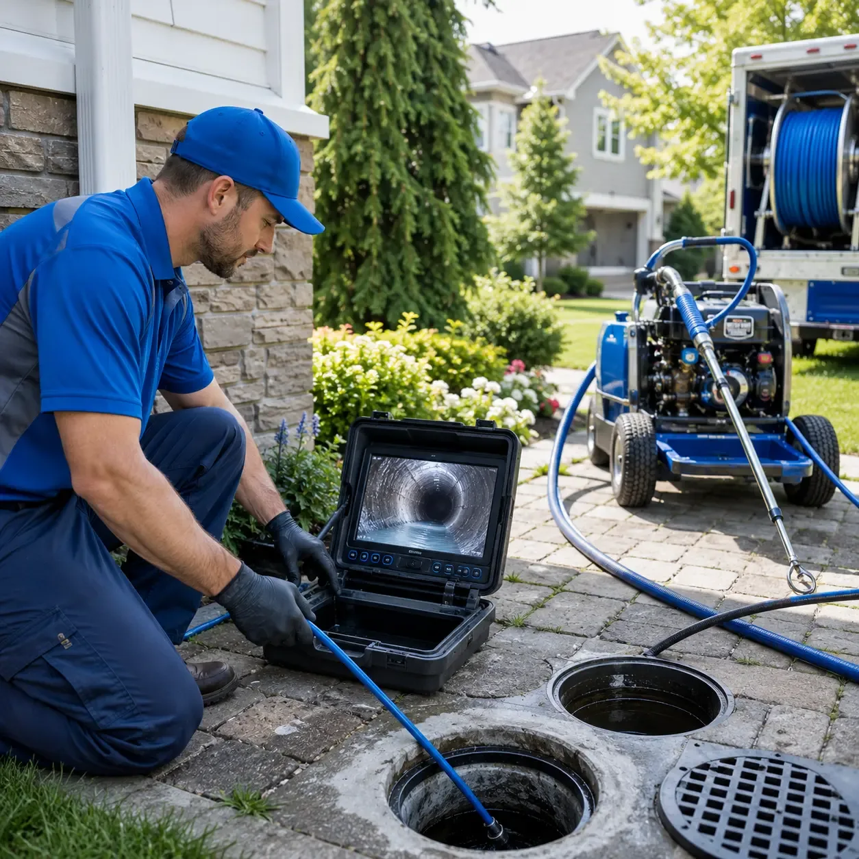 Outdoor drain cleaning professionals serving Grantsburg, IN